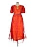 Assorted Brands Orange Cocktail Dress Size 1X (estimated) - photo 2