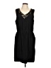 Gap 100% Polyester Black Casual Dress Size L - photo 1
