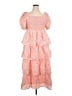 LoveShackFancy Pink Cocktail Dress Size XL - photo 1