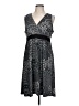 Apt. 9 Gray Cocktail Dress Size L - photo 1