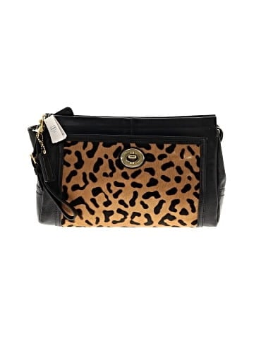 Coach Factory Leather Wristlet (view 1)