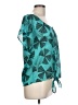 Love 21 Teal Short Sleeve Blouse Size L - photo 4