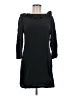 Tibi 100% Silk Solid Black Casual Dress Size 6 - photo 1