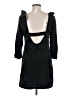 Tibi 100% Silk Solid Black Casual Dress Size 6 - photo 2