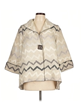 I.C. By Connie K 3/4 Sleeve Button Down Shirt