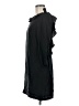 Tibi 100% Silk Solid Black Casual Dress Size 6 - photo 5