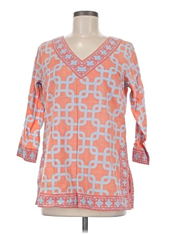 Gretchen Scott Designs 3/4 Sleeve Blouse (view 1)