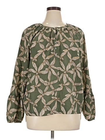 Ann Taylor LOFT Long Sleeve Blouse (view 1)
