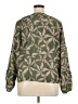 Ann Taylor LOFT 100% Polyester Green Long Sleeve Blouse Size XL - photo 2