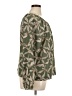 Ann Taylor LOFT 100% Polyester Green Long Sleeve Blouse Size XL - photo 4