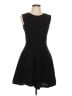 Armani Exchange Solid Black Cocktail Dress Size L - photo 1