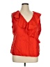 Boden 100% Cotton Red Sleeveless Blouse Size 16 - photo 1