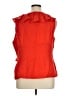 Boden 100% Cotton Red Sleeveless Blouse Size 16 - photo 2