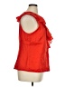 Boden 100% Cotton Red Sleeveless Blouse Size 16 - photo 4