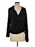 Arden B. 100% Polyester Black Long Sleeve Blouse Size XS - photo 1