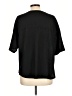 Fashion 100% Polyester Black Short Sleeve Top Size L - photo 2