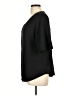 Fashion 100% Polyester Black Short Sleeve Top Size L - photo 5