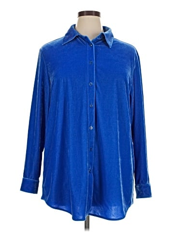 Soft Surroundings Long Sleeve Button-Down Shirt (view 1)