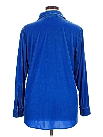 Soft Surroundings Long Sleeve Button-Down Shirt (view 2)