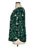 J.Crew 100% Polyester Green 3/4 Sleeve Blouse Size 16 - photo 5