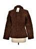 Jessica 100% Leather Brown Cardigan Size M - photo 2