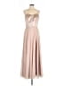 Dessy Collection 100% Polyester Tan Cocktail Dress Size 12 - photo 1