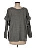 Current/Elliott Gray Long Sleeve Top Size Med (2) - photo 2