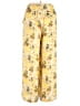 Rose + Olive 100% Polyester Floral Yellow Casual Pants Size XL - photo 2