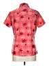 Rossignol 100% Polyester Red Short Sleeve Blouse Size L - photo 2
