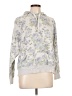 Old Navy Floral Silver Pullover Hoodie Size L - photo 1