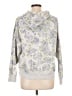 Old Navy Floral Silver Pullover Hoodie Size L - photo 2