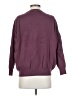 Be Cool Solid Burgundy Pullover Sweater Size S - photo 2