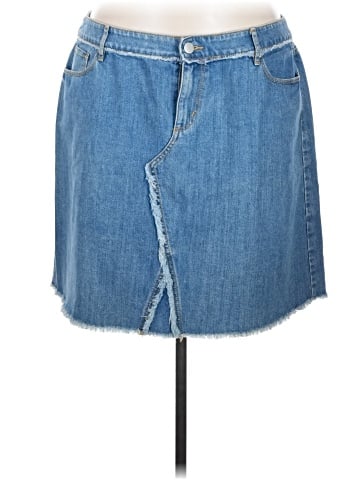 Ann Taylor LOFT Denim Skirt (view 1)