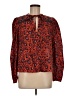 Ulla Johnson Red Long Sleeve Blouse Size 6 - photo 1