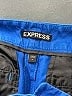 Express Solid Blue Shorts Size 4 - photo 3