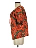 Cleo 100% Cotton Orange Short Sleeve Blouse Size XS - photo 5