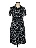 En Focus Studio Animal Print Gray Casual Dress Size 6 - photo 1