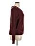 a.n.a. A New Approach Metallic Burgundy Pullover Sweater Size XL - photo 4