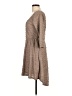 Trixxi Chevron-herringbone Tan Casual Dress Size L - photo 5