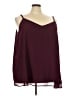 Torrid 100% Polyester Burgundy Sleeveless Blouse Size 5X Plus (5) - photo 1