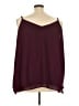 Torrid 100% Polyester Burgundy Sleeveless Blouse Size 5X Plus (5) - photo 2