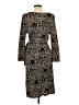 Ann Taylor Print Black Cocktail Dress Size 10 Petite - photo 2