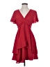 Kojooin 100% Polyester Red Cocktail Dress Size S - photo 1