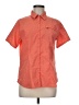 Woolrich 100% Polyester Orange Short Sleeve Blouse Size M - photo 1