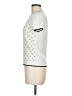 Elle Polka Dots Ivory Short Sleeve Turtleneck Size M - photo 5