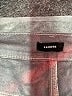 Express 100% Polyester Metallic Silver Faux Leather Skirt Size 14 - photo 4