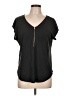 Green Envelope Black Short Sleeve Top Size L - photo 1