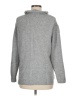 Elizabeth and James Solid Silver Turtleneck Sweater Size M - photo 2
