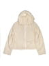 Zara 100% Polyester Solid Ivory Jacket Size 13 - 14 - photo 1