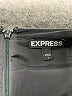 Express Solid Gray Formal Skirt Size 2 - photo 4